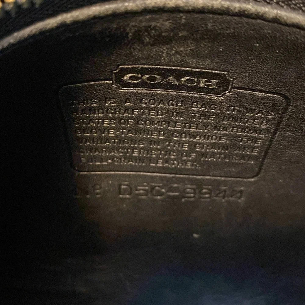 Coach vintage beautiful black bag. - Picture 9 of 9